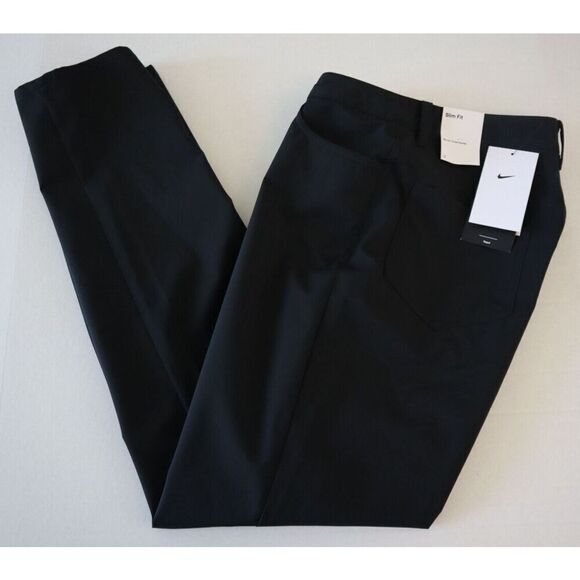 Nike Tour Repel DX6086-010 Women's Sz 8 Black Slim-Fit Golf Pants $120 - Picture 11 of 13